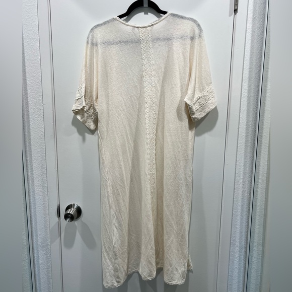 Soft Surroundings Winter White linen cotton blend. NWOT - Picture 3 of 12